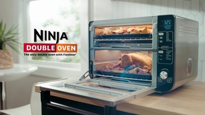 Ninja 12-in-1 Smart Double Oven with FlexDoor | DCT451