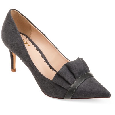 Journee Collection Womens Marek Pointed Toe Mid Heel Pumps
