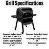 Weber SmokeFire Sear EXL4 Outdoor 24 Inch Stainless Steel Wood Fired Pellet Smart Barbecue Smoker Grill with Swivel Casters, Black - 3 of 4
