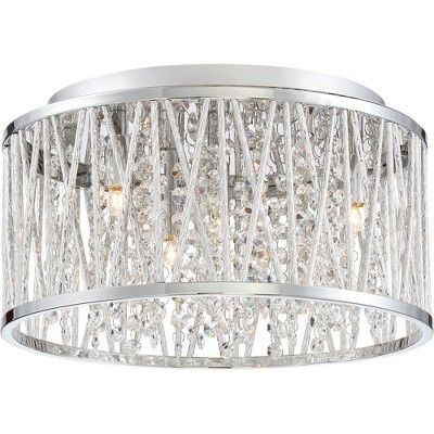 Quoizel Lighting Crystal Cove 4 - Light Semi-Flush Mount in  Polished Chrome