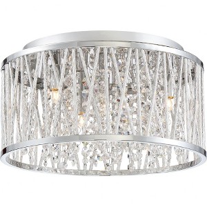 Quoizel Lighting Crystal Cove 4 - Light Semi-Flush Mount in  Polished Chrome - 1 of 4