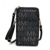 MKF Collection Cossetta Cell Phone Crossbody Wristlet Handbag Vegan Leather Versatile Multi-Use Phone Holder by Mia K - 2 of 4