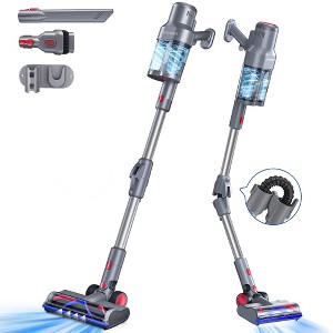 VAVSEA Cordless Vacuum Cleaner with Double Dust Cup, 38KPa Stick Vacuum Cleaners for Carpet, Hard Floor, Pet Hair - 1 of 4