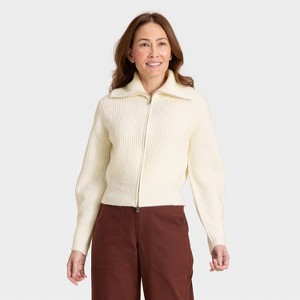 Women's Full Zip Cardigan - Universal Thread™ - 1 of 3
