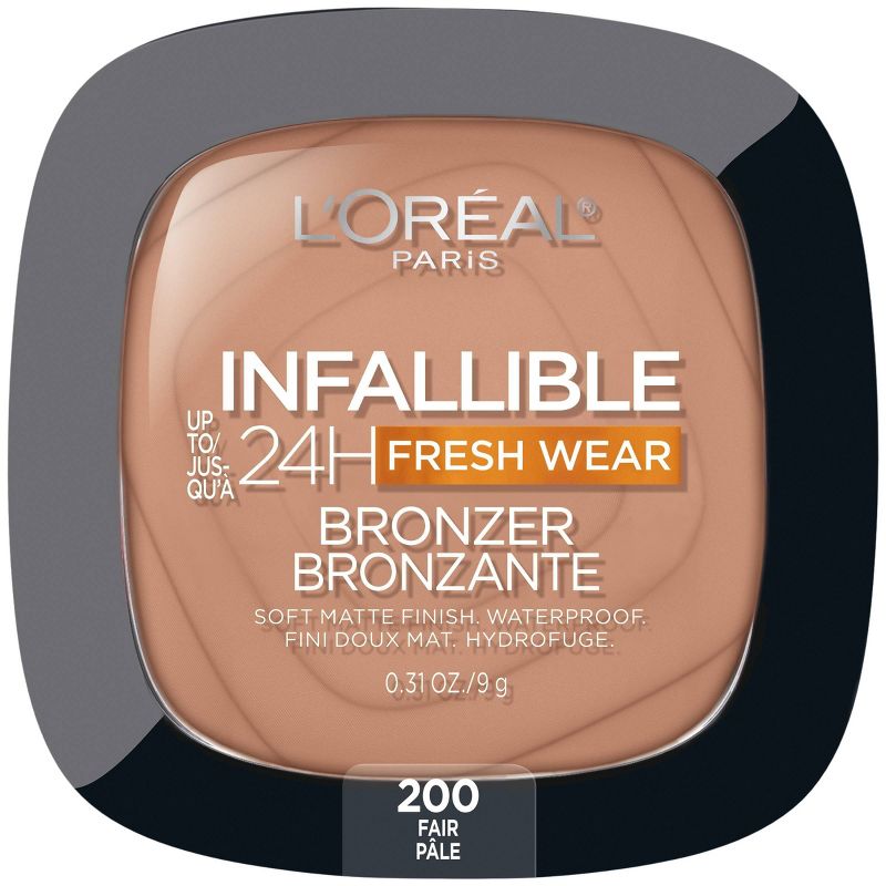 L'Oreal Paris Infallible Up to 24hr Fresh Wear Soft Matte Bronzer - 0.31oz, 1 of 7