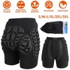 LakeForest**Protective Shorts for Skiing, Snowboarding, Skating & Skateboarding – EVA Hip & Tailbone Protection**black Size 3XL - 2 of 4