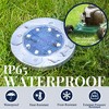 Warm White 8 LED Solar Outdoor Waterproof In-Ground Path Lights for Pathway, Yard, Lawn, Patio and Walkway - 2 of 4