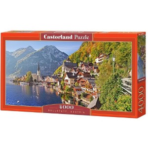 4000 Piece Jigsaw Puzzle, Hallstatt, Austria, Mountain lake, Landscape, Alps, Adult Puzzle, Castorland C-400041-2 - 1 of 4