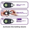 Fosmon Personal Alarm for Women, Self Defense Protection Keychain Safety Sound Siren 125DB with Strobe Light LED Flashlight Carabiner, SOS Emergency - 4 of 4