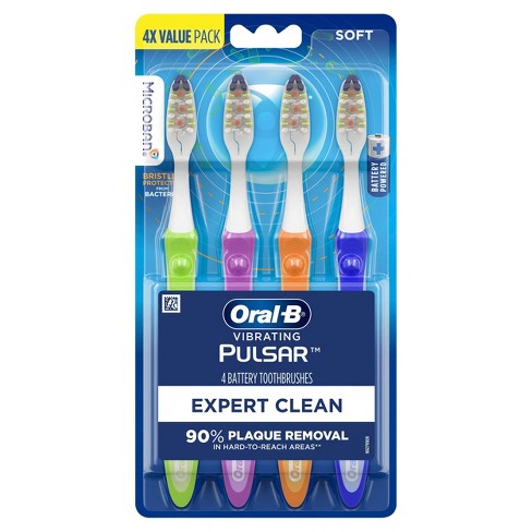 Oral-B Pulsar Expert Clean Battery Powered Toothbrush Soft Bristles - image 1 of 4
