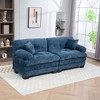 NicBex Modern Chenille Deep Seat Loveseat Sofa with Comfy Armrests & Pillows,2-Seat Sectional Sofa for Living Room,Bedroom - 2 of 4