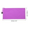 Unique Bargains Office Waterproof Oxford Cloth Zipper File Bags 5 Pcs - 2 of 4