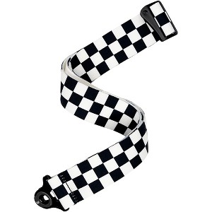 D'Addario 50MM Skater Checkerboard Auto Lock - Black and White - 1 of 3