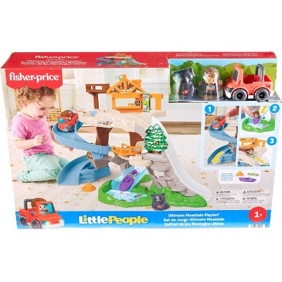 Детские куклы Fisher-Price Little People Ultimate Mountain Playset, Vehicle, Figures & Pieces for Toddler Play — фото 6