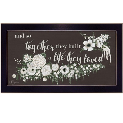 HomeRoots Together They Built Black Framed Print Wall Art