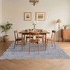 Farmhouse Scalloped Rug Washable Rug with Non Slip TRP Backing - 2 of 4