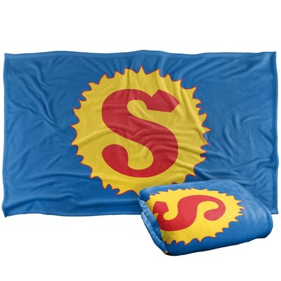 Superman Shield 2008 Silky Touch Super Soft Throw Blanket 36