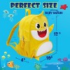 Baby Shark 12" Backpack for Girls & Boys, Plush with 3D Fins & Appliques, Adjustable Straps & Padded Back, Lightweight Travel Bag for Kids - 4 of 4