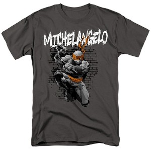 Men's Teenage Mutant Ninja Turtles Teenage Mutant Ninja Turtles Michelangelo T-Shirt - 1 of 4