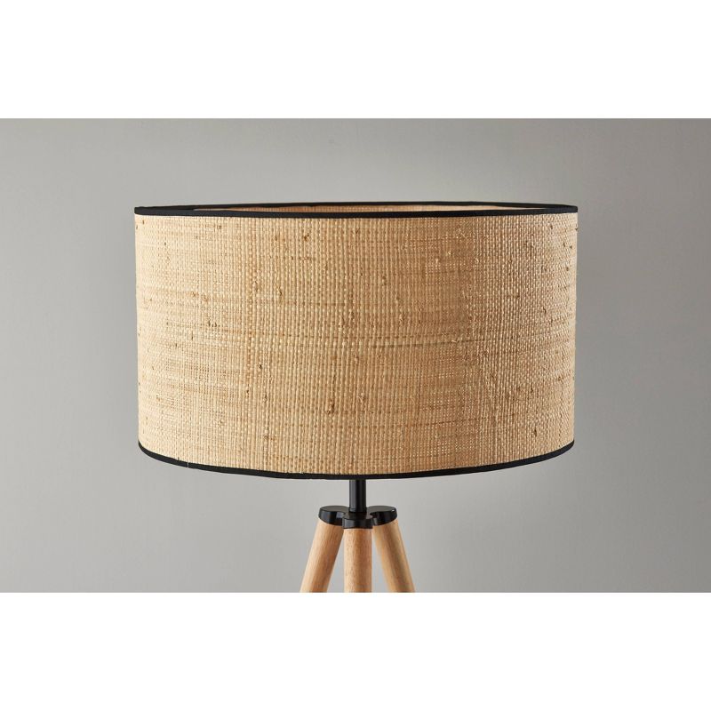 Jackson Floor Lamp Natural Wood - Adesso, 4 of 6