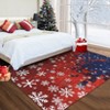 Christmas Area Rug for Living Room Machine Washable Winter Rug - 2 of 4