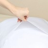 Unique Bargains Envelope Closure Cooling Soft Satin Polyester Pillowcases Queen 20"x30" 2 Pcs - 2 of 4