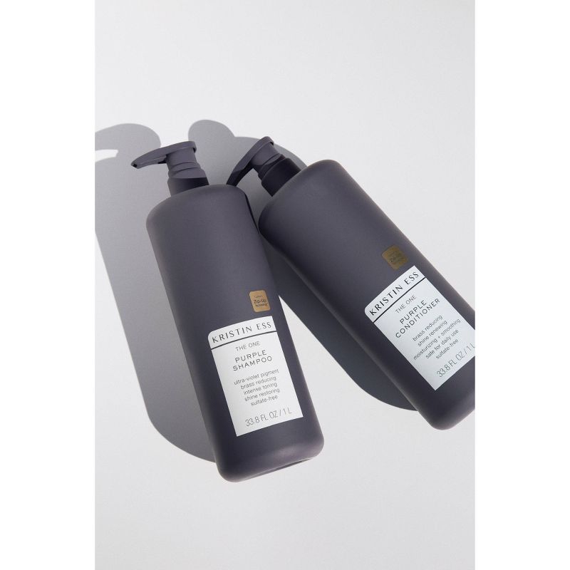 Kristin Ess One Purple Conditioner Toning for Blonde Hair, Neutralizes Brass and Sulfate Free - 33.8 fl oz, 6 of 10