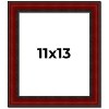 PosterPalooza | Photo Size Weathered Red Picture Frame - UV Acrylic, Foam Board Backing, Hanging Hardware - 2 of 4