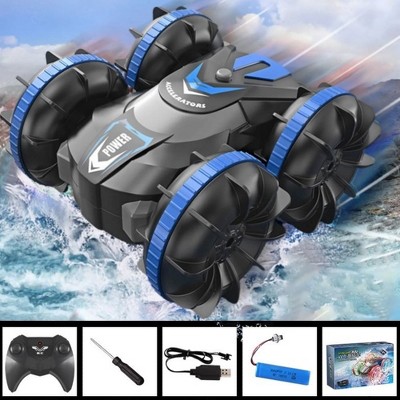 WOPET Remote Control Stunt Car for Kids, Waterproof RC Racing Car Toy for Boys Ages 8-12