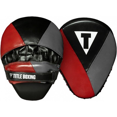 Title Boxing Prime Punch Mitts - Red/Gray/Black