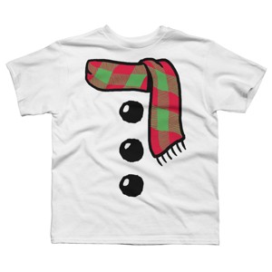 Boy's Design By Humans Snowman Costume Kids Shirt Christmas Gift Santa Claus TShirt 2 By vomaria T-Shirt - 1 of 3