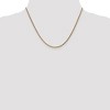 Black Bow Jewelry 1.8mm 14k Yellow Gold Solid Diamond Cut Spiga Chain Necklace - 2 of 4