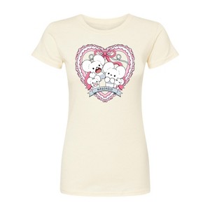 Women's - Pokémon - Maushold 4 Coquette Fitted Graphic T-Shirt - 1 of 2