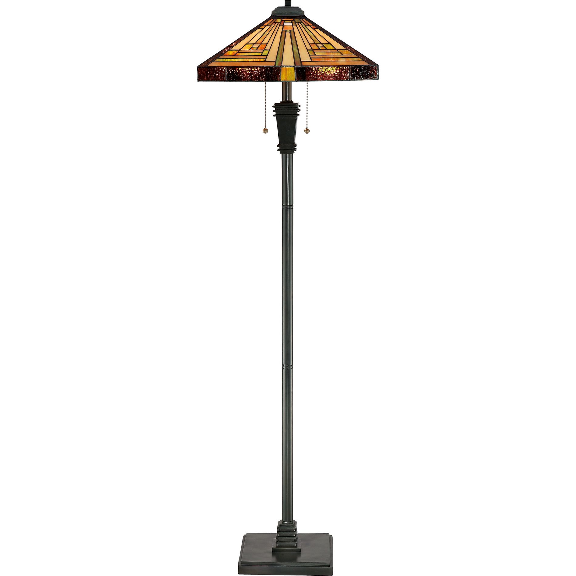 Stephen 2-Light Vintage Bronze Floor Lamp