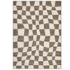 Washable Area Rugs Living Room Rug Modern Geometric Checkered Rug Soft Foldable Area Rug for Bedroom - 3 of 4