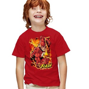 Boys' Short Sleeve the Flash Lightning Punch T-Shirt - 1 of 4
