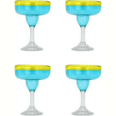 Azul 4-Piece Margarita Glass Set - Our Stuff