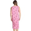 Just Love Womens Nightgown - Sleeveless Henley Oversized Sleepwear Gown - 3 of 3