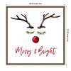 Amanti Art 22"x22" Reindeer Merry and Bright Portfolio Framed Canvas Wall Art - 4 of 4