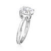 Ross-Simons 3.00 Carat CZ Solitaire Ring in 14kt White Gold - 3 of 4