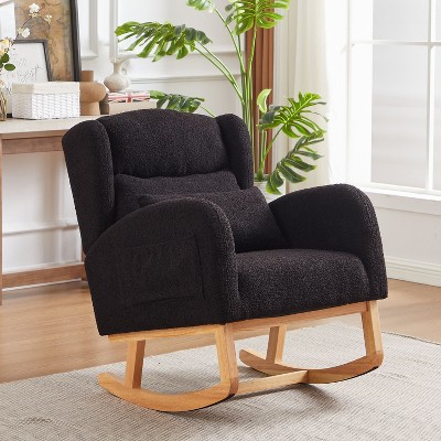 NicBex Accent Chair Modern Rocking Chair with High Backrest Lounge Chair Arm Chair for Living Room, Reading Room
