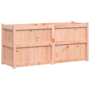 vidaXL Garden Planter - Solid Douglas Wood Outdoor Flower Box/Plant Pot - Rectangular Garden/Patio Decor, 59.1"x19.7"x27.6" - Assembly Required - 1 of 4