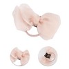 Unique Bargains Women's Fashion Cute Bow Flowers Hair Ropes Light Pink 10 Pcs - 3 of 3
