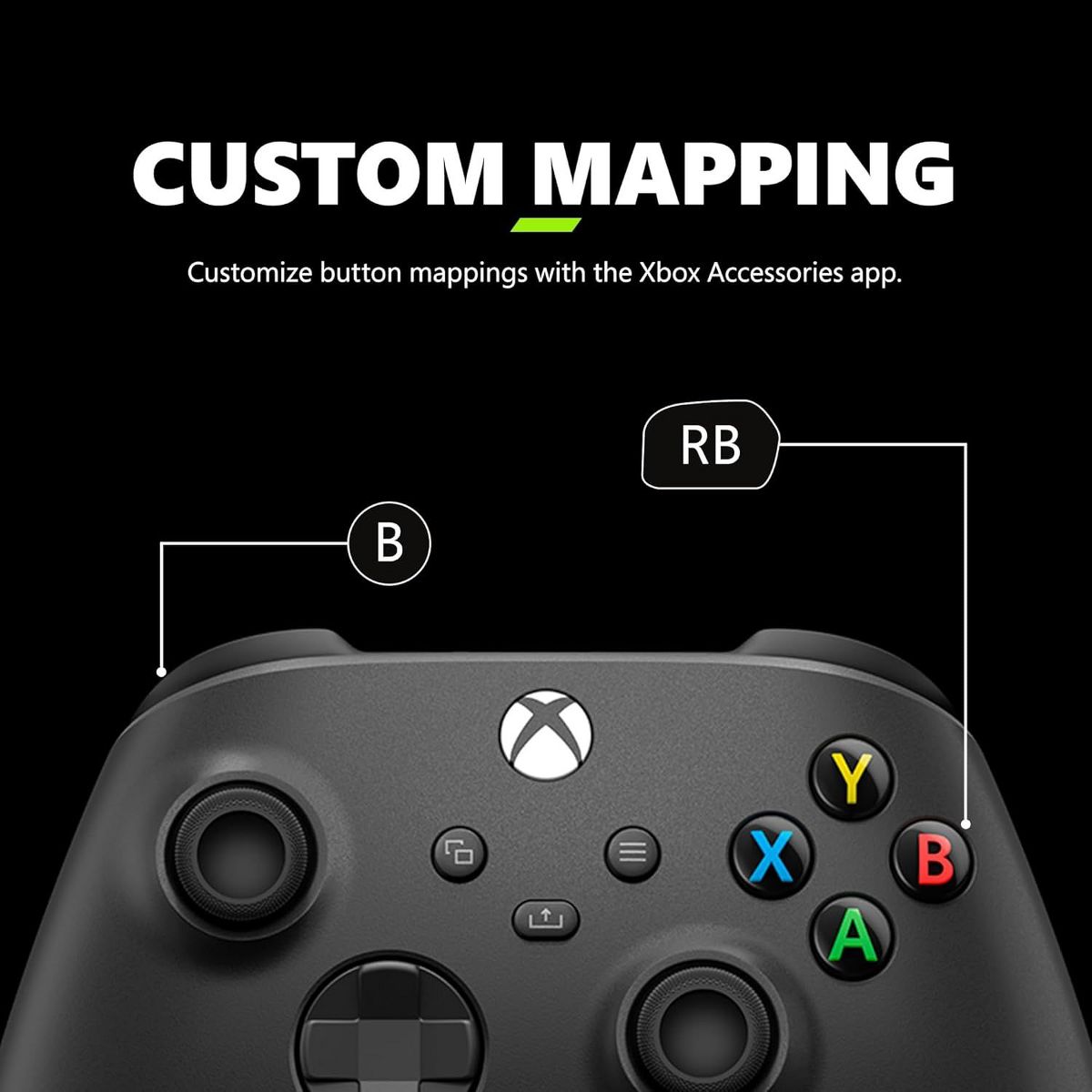 Factory Refurbished XBox Series S/X Wireless Controller works with XBox, Windows, Android, iOS, FireTV, Smart TVs, VR Headsets - thumbnail 4