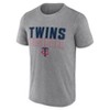 MLB Minnesota Twins Men's Gray Athletic T-Shirt - 2 of 3