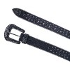 CTM Women's Dark Cross Rhinestone Bling Belt - image 2 of 4