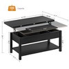 WOWLIVE Lift Top Coffee Table, 4-in-1 Multi-Function and Large Coffee Table with Storage, CT004 - 3 of 4