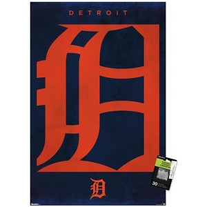 Trends International MLB Detroit Tigers - Logo 25 Unframed Wall Poster Prints - 1 of 4