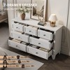 Dresser for Bedroom, 7 Drawer Dresser, Wooden Chest of Drawers with Deep Drawers, 47" Long Dressers TV Stand, Modern Dressers Organizer - 4 of 4