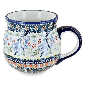 Blue Rose Polish Pottery K090  Manufaktura Bubble Mug - 1 of 1